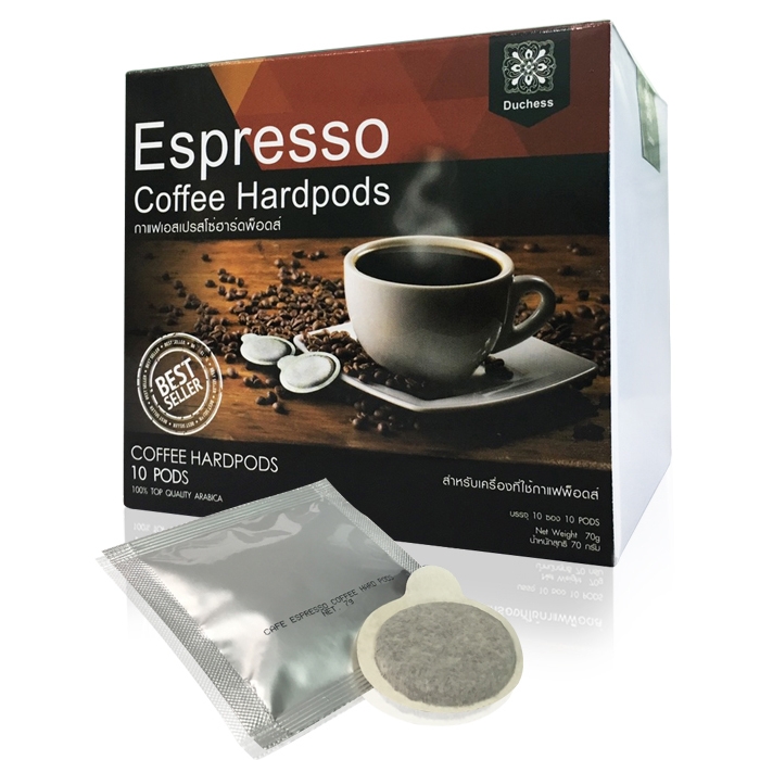 Duchess CO4010 กาแฟพ็อด ขนาด 1 กล่อง - EspessoEspresso Coffee Hardpods Duchess CO4010 กาแฟพ็อด ขนาด 1 กล่อง - EspessoEspresso Coffee Hardpods