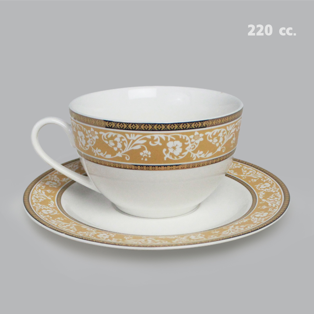 ชุดจานดินเนอร์ รุ่น SS400 Romantic gold ชุดจานดินเนอร์ รุ่น SS400 Romantic gold