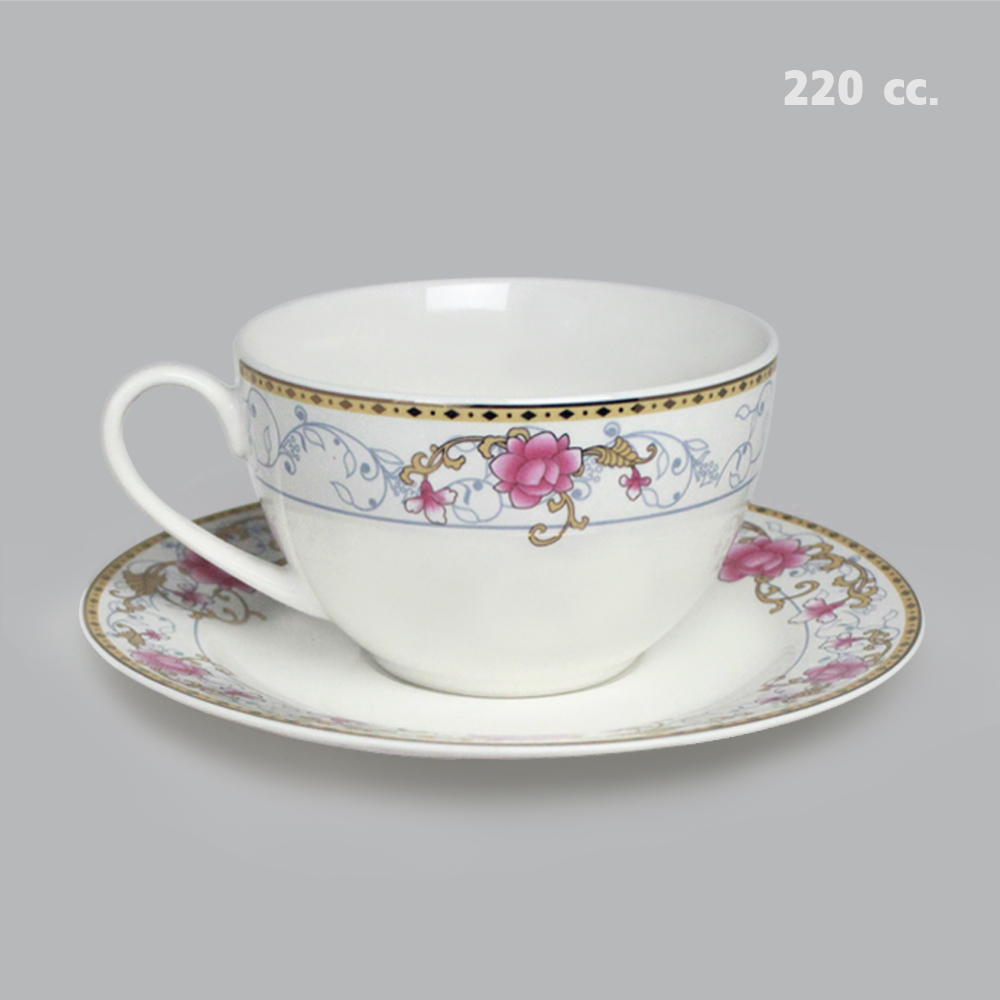 ชุดจานดินเนอร์ รุ่น SS800 Romantic Rose ชุดจานดินเนอร์ รุ่น SS800 Romantic Rose