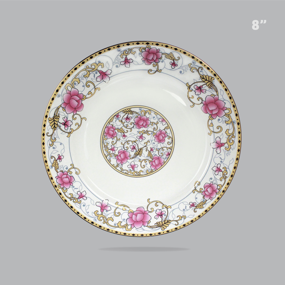 ชุดจานดินเนอร์ รุ่น SS800 Romantic Rose ชุดจานดินเนอร์ รุ่น SS800 Romantic Rose