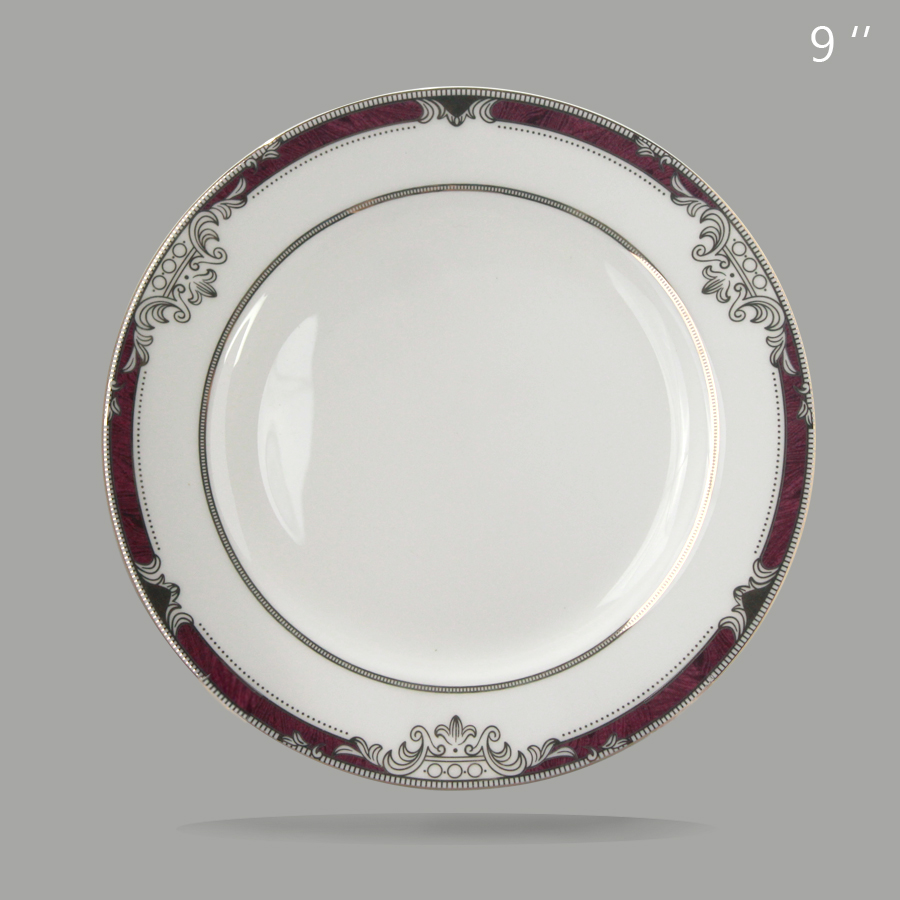 ชุดจานดินเนอร์ รุ่น SS610 BONE CHINA RED ชุดจานดินเนอร์ รุ่น SS610 BONE CHINA RED