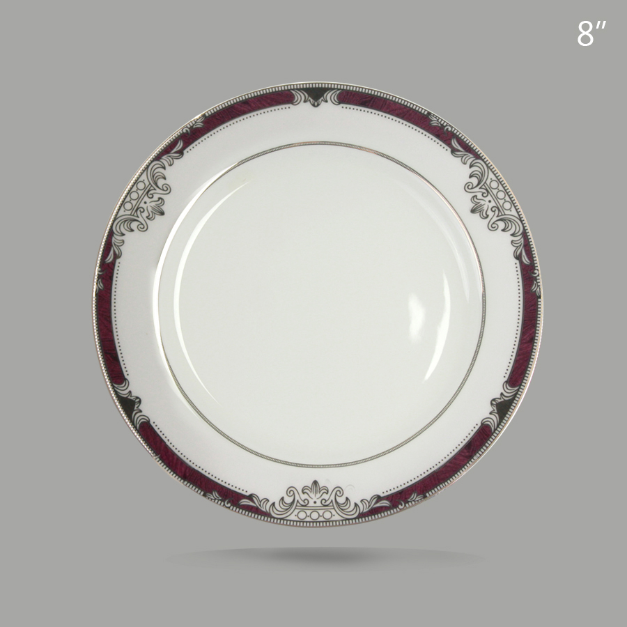 ชุดจานดินเนอร์ รุ่น SS610 BONE CHINA RED ชุดจานดินเนอร์ รุ่น SS610 BONE CHINA RED