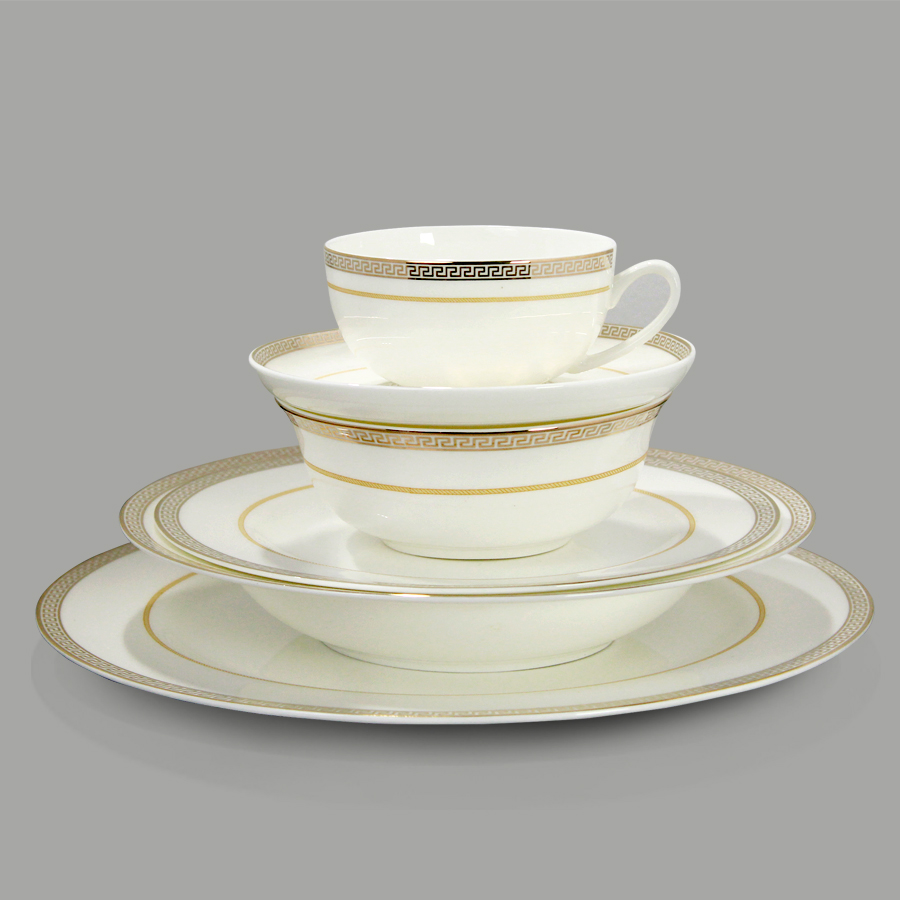 ชุดจานดินเนอร์ รุ่น SS620 BONE CHINA GOLD ชุดจานดินเนอร์ รุ่น SS620 BONE CHINA GOLD