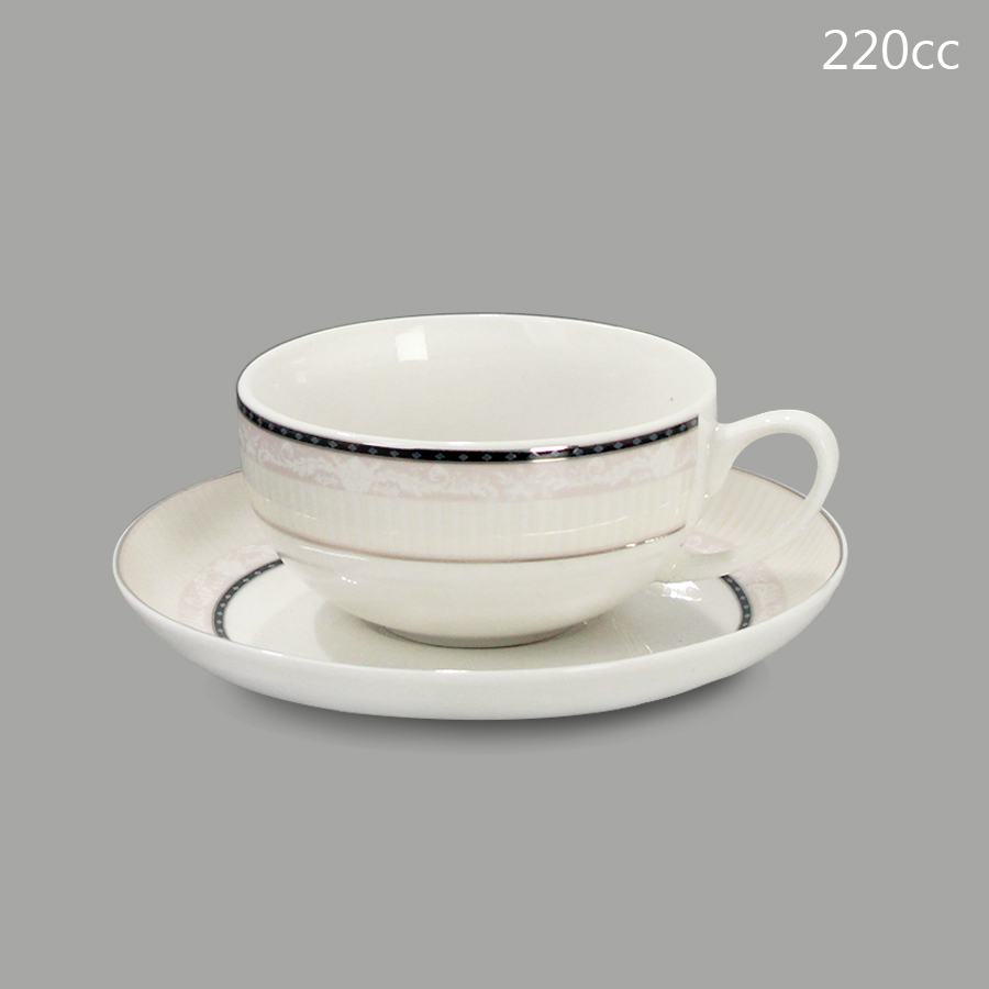 ชุดจานดินเนอร์ รุ่น SS640 FINE CHINA CIRCLE ชุดจานดินเนอร์ รุ่น SS640 FINE CHINA CIRCLE