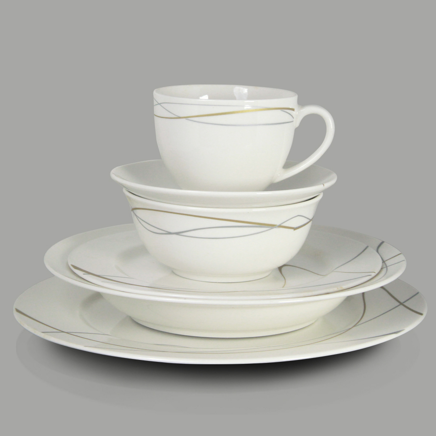 ชุดจานดินเนอร์ รุ่น SS630 FINE CHINA RIBBON ชุดจานดินเนอร์ รุ่น SS630 FINE CHINA RIBBON